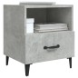 vidaXL Mesita de noche madera contrachapada gris hormigón vidaXL Mesita de noche madera contrachapada gris hormigón