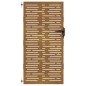 vidaXL Puerta de jardín acero corten diseño cuadrado 85x200 cm