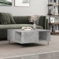 vidaXL Mesa de centro madera contrachapada gris hormigón 80x80x36,5 cm vidaXL Mesa de centro madera contrachapada gris hormigón 80x80x36,5 cm