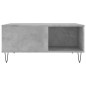 vidaXL Mesa de centro madera contrachapada gris hormigón 80x80x36,5 cm vidaXL Mesa de centro madera contrachapada gris hormigón 80x80x36,5 cm