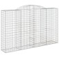 vidaXL Cesta gaviones forma arco hierro galvanizado 300x50x180/200 cm vidaXL Cesta gaviones forma arco hierro galvanizado 300x50x180/200 cm