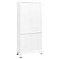 vidaXL Estantería industrial acero blanco 80x32x180 cm