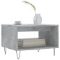 vidaXL Mesa de centro madera de ingeniería gris hormigón 60x50x40 cm vidaXL Mesa de centro madera de ingeniería gris hormigón 60x50x40 cm
