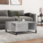 vidaXL Mesa de centro madera contrachapada gris hormigón 80x80x36,5 cm vidaXL Mesa de centro madera contrachapada gris hormigón 80x80x36,5 cm