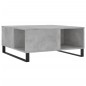 vidaXL Mesa de centro madera contrachapada gris hormigón 80x80x36,5 cm vidaXL Mesa de centro madera contrachapada gris hormigón 80x80x36,5 cm