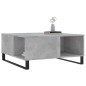 vidaXL Mesa de centro madera contrachapada gris hormigón 80x80x36,5 cm vidaXL Mesa de centro madera contrachapada gris hormigón 80x80x36,5 cm