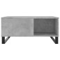 vidaXL Mesa de centro madera contrachapada gris hormigón 80x80x36,5 cm vidaXL Mesa de centro madera contrachapada gris hormigón 80x80x36,5 cm