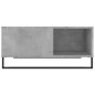 vidaXL Mesa de centro madera contrachapada gris hormigón 80x80x36,5 cm vidaXL Mesa de centro madera contrachapada gris hormigón 80x80x36,5 cm