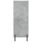 vidaXL Estantería madera de ingeniería gris hormigón 69,5x32,5x90 cm