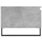 vidaXL Mesa de centro madera contrachapada gris hormigón 90x50x36,5 cm