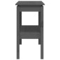 vidaXL Mesa consola madera maciza de pino gris 110x40x75 cm vidaXL Mesa consola madera maciza de pino gris 110x40x75 cm