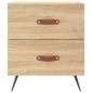 vidaXL Mesita noche 2 uds madera ingeniería roble Sonoma 40x35x47,5 cm vidaXL Mesita noche 2 uds madera ingeniería roble Sonoma 40x35x47,5 cm