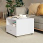 vidaXL Mesa de centro madera contrachapada blanco 55x55x40 cm vidaXL Mesa de centro madera contrachapada blanco 55x55x40 cm