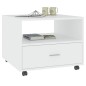 vidaXL Mesa de centro madera contrachapada blanco 55x55x40 cm vidaXL Mesa de centro madera contrachapada blanco 55x55x40 cm