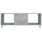vidaXL Mesa de centro madera contrachapada gris hormigón 102x50x40 cm vidaXL Mesa de centro madera contrachapada gris hormigón 102x50x40 cm