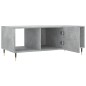 vidaXL Mesa de centro madera contrachapada gris hormigón 102x50x40 cm vidaXL Mesa de centro madera contrachapada gris hormigón 102x50x40 cm
