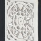 vidaXL Panel de pared tallado a mano MDF negro y blanco 40x40x1,5 cm vidaXL Panel de pared tallado a mano MDF negro y blanco 40x40x1,5 cm