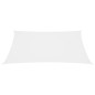 vidaXL Toldo de vela rectangular tela Oxford blanco 6x7 m vidaXL Toldo de vela rectangular tela Oxford blanco 6x7 m