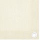 vidaXL Toldo para balcón HDPE crema 75x400 cm vidaXL Toldo para balcón HDPE crema 75x400 cm