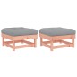 vidaXL Taburetes de jardín con cojines 2 uds madera abeto de Douglas vidaXL Taburetes de jardín con cojines 2 uds madera abeto de Douglas