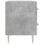 vidaXL Mesita noche 2 uds madera ingeniería gris hormigón 40x35x47,5cm vidaXL Mesita noche 2 uds madera ingeniería gris hormigón 40x35x47,5cm