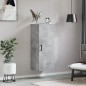 vidaXL Armario de pared gris hormigón 34,5x34x90 cm vidaXL Armario de pared gris hormigón 34,5x34x90 cm