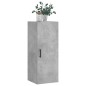 vidaXL Armario de pared gris hormigón 34,5x34x90 cm vidaXL Armario de pared gris hormigón 34,5x34x90 cm
