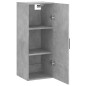 vidaXL Armario de pared gris hormigón 34,5x34x90 cm vidaXL Armario de pared gris hormigón 34,5x34x90 cm