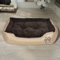 vidaXL Cama para perro con cojín acolchado talla L vidaXL Cama para perro con cojín acolchado talla L