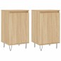 vidaXL Aparadores 2 uds madera de ingeniería roble Sonoma 40x35x70 cm vidaXL Aparadores 2 uds madera de ingeniería roble Sonoma 40x35x70 cm