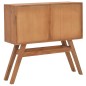 vidaXL Mesa consola de madera maciza de teca 80x30x80 cm vidaXL Mesa consola de madera maciza de teca 80x30x80 cm