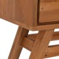vidaXL Mesa consola de madera maciza de teca 80x30x80 cm vidaXL Mesa consola de madera maciza de teca 80x30x80 cm