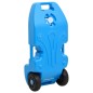 vidaXL Depósito de agua con ruedas para camping azul 25 L vidaXL Depósito de agua con ruedas para camping azul 25 L