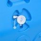 vidaXL Depósito de agua con ruedas para camping azul 25 L vidaXL Depósito de agua con ruedas para camping azul 25 L
