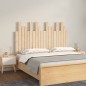 vidaXL Cabecero de cama de pared madera maciza de pino 127,5x3x80 cm vidaXL Cabecero de cama de pared madera maciza de pino 127,5x3x80 cm