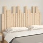 vidaXL Cabecero de cama de pared madera maciza de pino 127,5x3x80 cm vidaXL Cabecero de cama de pared madera maciza de pino 127,5x3x80 cm