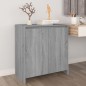 vidaXL Aparador de madera contrachapada gris Sonoma 70x41x75 cm