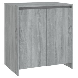 vidaXL Aparador de madera contrachapada gris Sonoma 70x41x75 cm