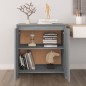 vidaXL Aparador de madera contrachapada gris Sonoma 70x41x75 cm