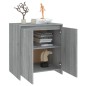 vidaXL Aparador de madera contrachapada gris Sonoma 70x41x75 cm