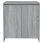 vidaXL Aparador de madera contrachapada gris Sonoma 70x41x75 cm