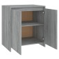 vidaXL Aparador de madera contrachapada gris Sonoma 70x41x75 cm
