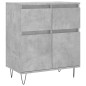 vidaXL Aparador de madera contrachapada gris hormigón 60x35x70 cm vidaXL Aparador de madera contrachapada gris hormigón 60x35x70 cm
