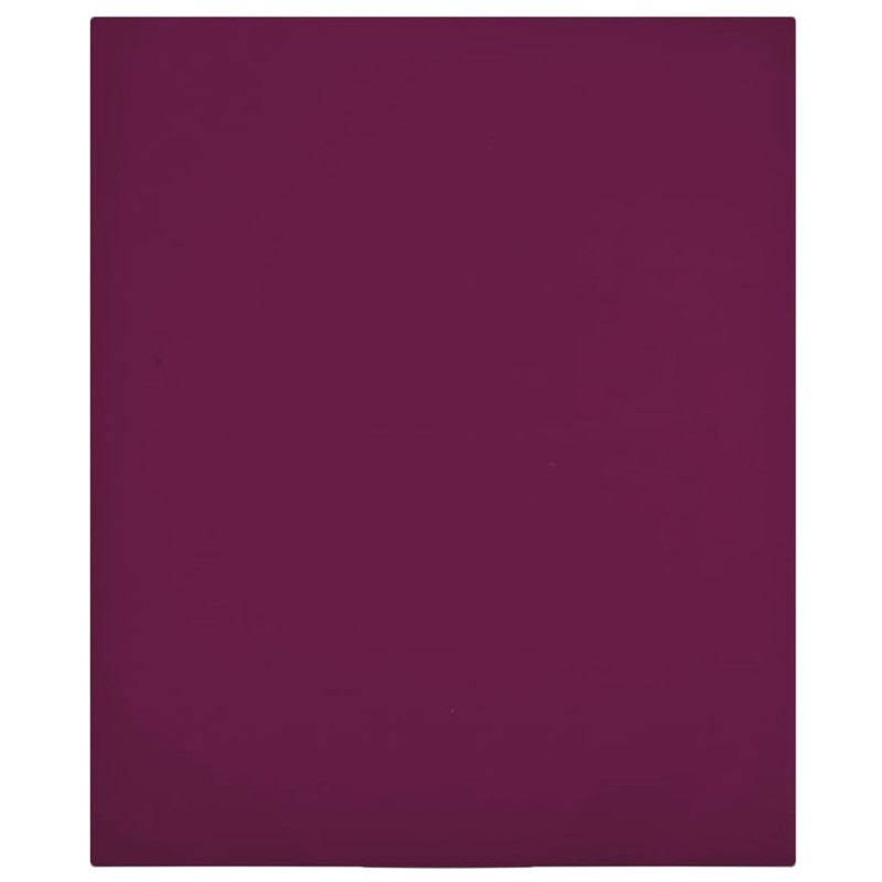 vidaXL Sábanas bajeras jersey 2 uds algodón burdeos 140x200 cm vidaXL Sábanas bajeras jersey 2 uds algodón burdeos 140x200 cm
