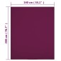 vidaXL Sábanas bajeras jersey 2 uds algodón burdeos 140x200 cm vidaXL Sábanas bajeras jersey 2 uds algodón burdeos 140x200 cm