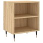 vidaXL Mesitas noche 2 uds madera ingeniería roble Sonoma 40x30x50 cm vidaXL Mesitas noche 2 uds madera ingeniería roble Sonoma 40x30x50 cm