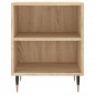 vidaXL Mesitas noche 2 uds madera ingeniería roble Sonoma 40x30x50 cm vidaXL Mesitas noche 2 uds madera ingeniería roble Sonoma 40x30x50 cm