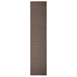 vidaXL Alfombra de sisal natural marrón 66x300 cm