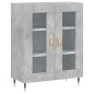 vidaXL Aparador de madera de ingeniería gris hormigón 69,5x34x90 cm vidaXL Aparador de madera de ingeniería gris hormigón 69,5x34x90 cm