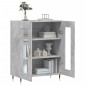 vidaXL Aparador de madera de ingeniería gris hormigón 69,5x34x90 cm vidaXL Aparador de madera de ingeniería gris hormigón 69,5x34x90 cm